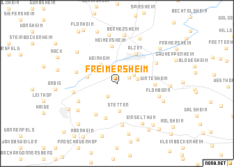 map of Freimersheim