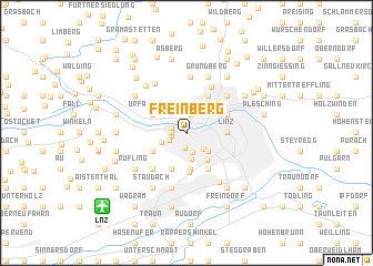 map of Freinberg