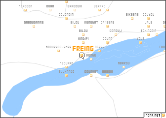 map of Fréing