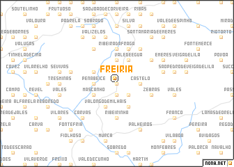 map of Freiria