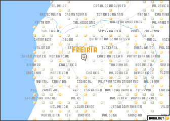 map of Freiria