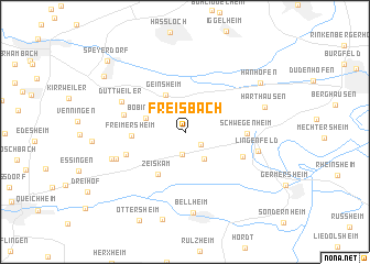 map of Freisbach