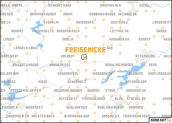 map of Freisemicke