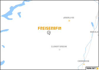 map of Frei Serafim