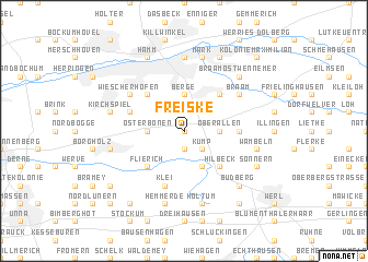 map of Freiske