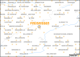 map of Freismissen