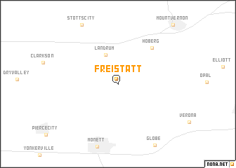 map of Freistatt