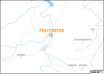 map of Frei Timóteo