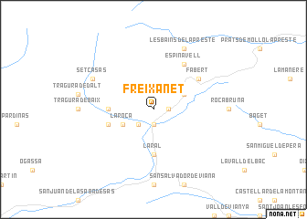 map of Freixanet