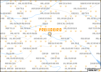 map of Freixoeiro