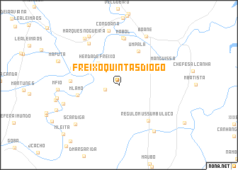 map of Freixo Quinta S. Diogo