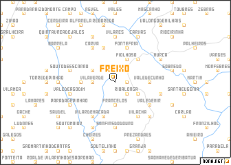 map of Freixo