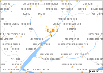 map of Freixo