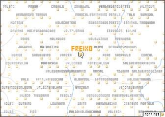 map of Freixo