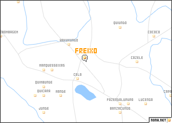 map of Freixo