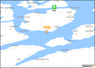 map of Frei