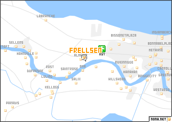 map of Frellsen