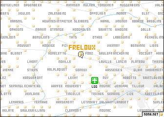 map of Freloux