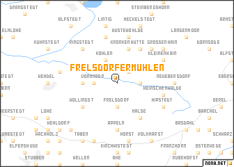 map of Frelsdorfermühlen