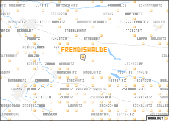 map of Fremdiswalde