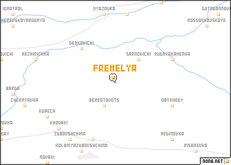 map of Fremelya