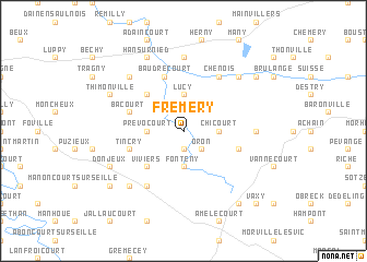 map of Frémery