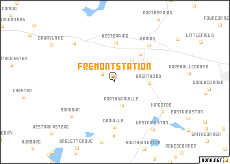 map of Fremont Station