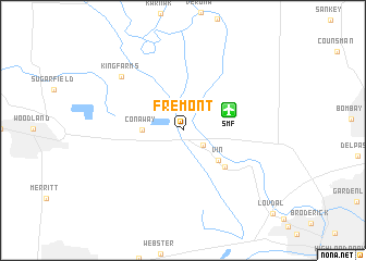 map of Fremont