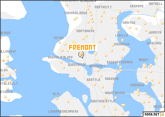 map of Fremont