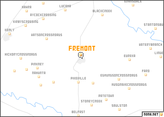 map of Fremont