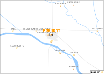 map of Fremont