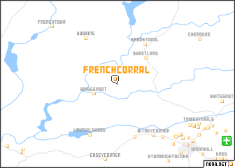 map of French Corral