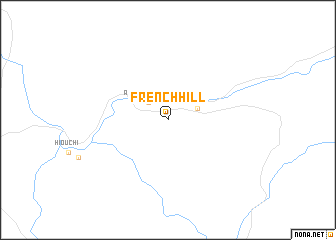 map of French Hill