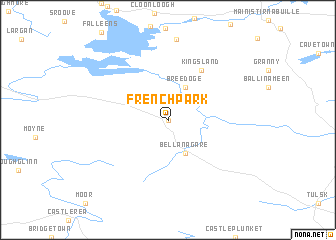 map of Frenchpark