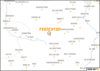 map of Frenchton