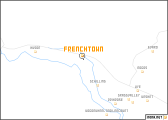 map of Frenchtown