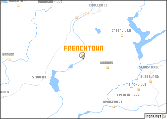 map of Frenchtown