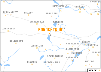 map of Frenchtown