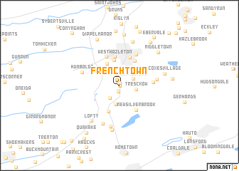 map of Frenchtown