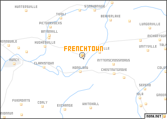 map of Frenchtown