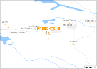 map of Frenchtown