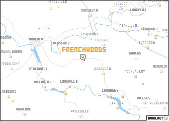 map of French Woods