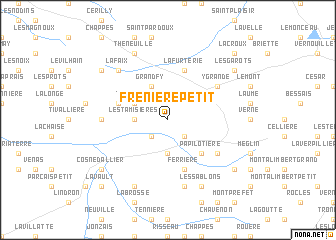 map of Frenière Petit
