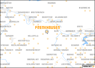 map of Frenkhausen