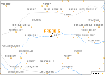 map of Frénois