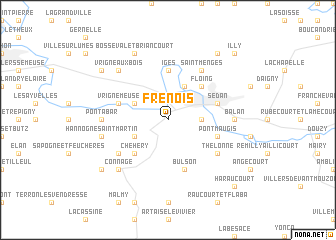 map of Frénois