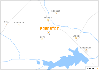 map of Frenstat