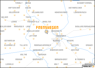 map of Frenswegen