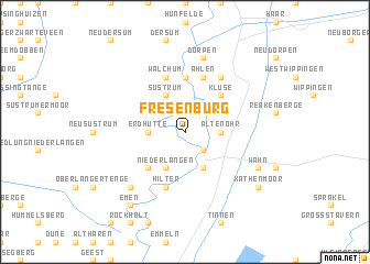 map of Fresenburg