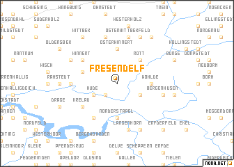 map of Fresendelf
